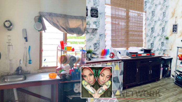 Bajet Hanya RM200 Wanita Ini Kongsi Caranya Deco Dapur  