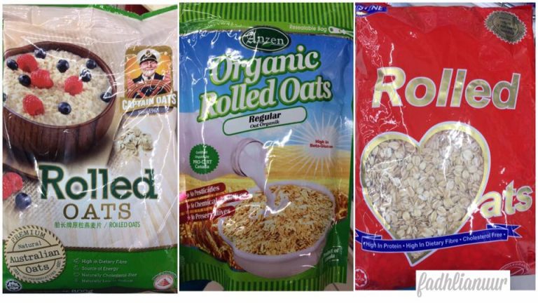 Rolled Oat Lagi Kenyang Dari Nasi Dan Boleh Turunkan Berat Badan, Ini