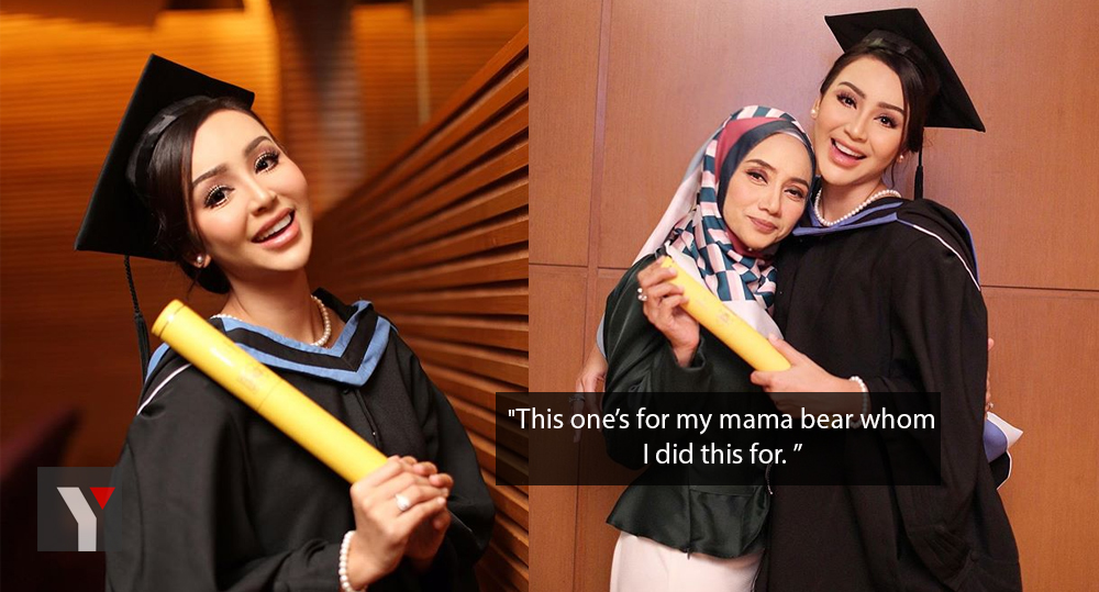 Foto Laa Ingatkan Kakak Berjaya Genggam Ijazah Ibu Nadiyah Shahab Jadi Tumpuan