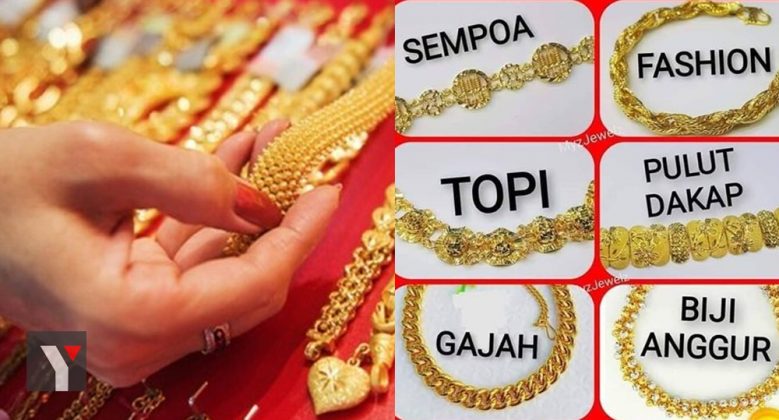 Ini Senarai 30 Jenis Dan Nama Gelang Emas Yang Mungkin Encik Suami